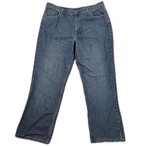 JF Mens Jeans Size 42x32 Relaxed Straight 100% Cotton J. Ferrar